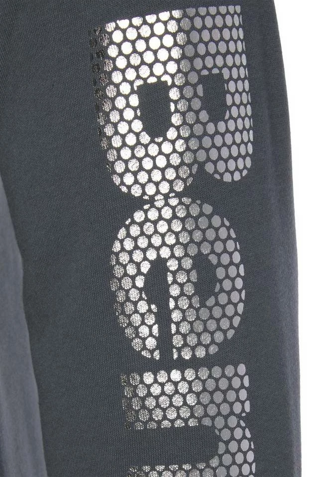 Bench. Kapuzensweatjacke mit Logodruck in Metalloptik Stein, Hellgelb 5 Bench. Kapuzensweatjacke mit Logodruck in Metalloptik Stein, Hellgelb – Bild 5