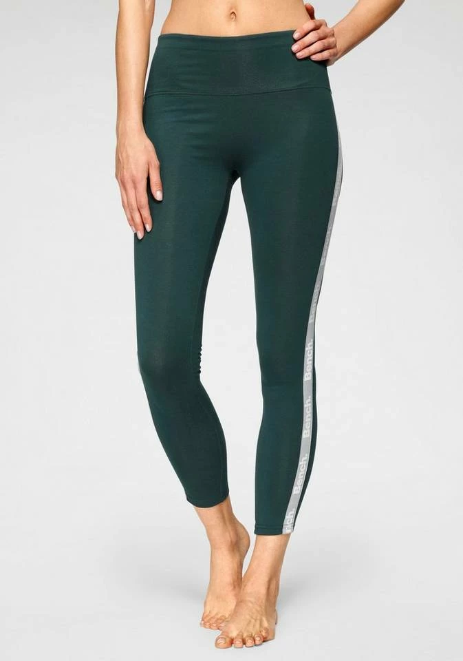 Bench. Leggings mit bedruckten Tapestreifen Dunkelgrün, Schwarz 6 Bench. Leggings mit bedruckten Tapestreifen Dunkelgrün, Schwarz – Bild 6