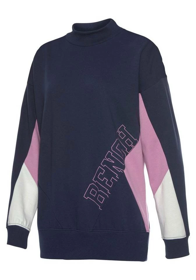 Bench. Sweatshirt mit Stehkragen und Kontrastdetails 3 Bench. Sweatshirt mit Stehkragen und Kontrastdetails – Bild 3
