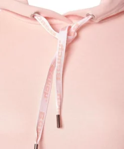 Bench. Sweatkleid mit Kapuze und farblich abgesetzten Ärmeln Dunkelgr&uuml;n-grau, Wei&szlig;-rosa, Anthrazit-schwarz -Bench Verkaufsgeschäft 09ea4506 4b75 5b02 9769 85f7c22dd1f5