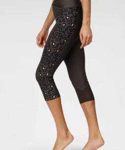 Bench. Caprileggings mit Leodruck und Mesh-Einsatz Black, White-leo -Bench Verkaufsgeschäft 0cef3e24 9e71 5858 9b81 b2de2537dd39