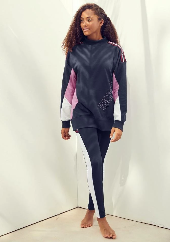 Bench. Sweatshirt mit Stehkragen und Kontrastdetails 6 Bench. Sweatshirt mit Stehkragen und Kontrastdetails – Bild 6