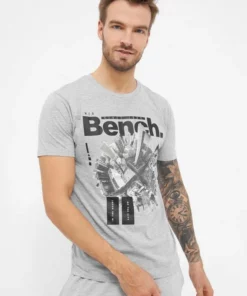 Bench. Kurzarmshirt »Fontaine« Schwarz, Grey marl -Bench Verkaufsgeschäft 126cdc9b ce7d 598b 9ed5 152deb969c9c
