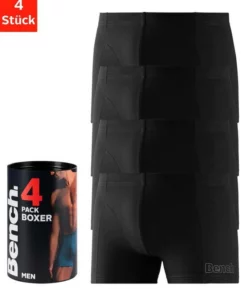 Bench. Boxer (4 Stück) in der Dose Navy | anthrazit-meliert | rot | schwarz, Blau | anthrazit-meliert | petrol | bordeaux, Schwarz, Schwarz | t&uuml;rkis | orange | lila -Bench Verkaufsgeschäft 12794c32 f0f1 55bd 96be 0fd658e62d41