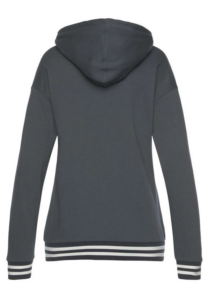 Bench. Kapuzensweatjacke mit Logodruck in Metalloptik Stein, Hellgelb 4 Bench. Kapuzensweatjacke mit Logodruck in Metalloptik Stein, Hellgelb – Bild 4