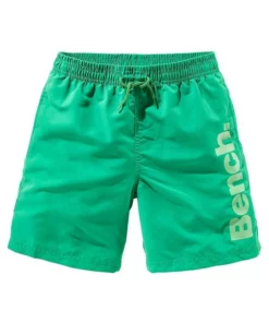 Bench. Badeshorts, mit trendigem Logoschriftzug Schwarz, Blau, Grün