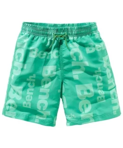 Bench. Badeshorts, mit allover Logodruck Gr&uuml;n, Blau, Schwarz -Bench Verkaufsgeschäft 14981489