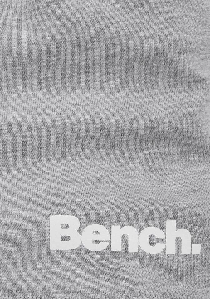 Bench. Sweatshorts mit Logo-Druck Schwarz, Grau-meliert 4 Bench. Sweatshorts mit Logo-Druck Schwarz, Grau-meliert – Bild 4