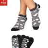 Bench. Sneakersocken (5-Paar) gestreift und gepunktet
