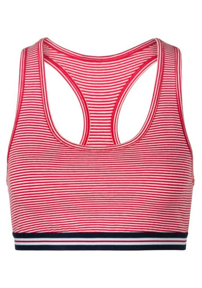 Bench. Bustier (2-tlg) mit Racerback und kleinem Logodruck hinten Marine-gestreift | marine-uni, Rot-gestreift | rot-uni 4 Bench. Bustier (2-tlg) mit Racerback und kleinem Logodruck hinten Marine-gestreift | marine-uni, Rot-gestreift | rot-uni – Bild 4
