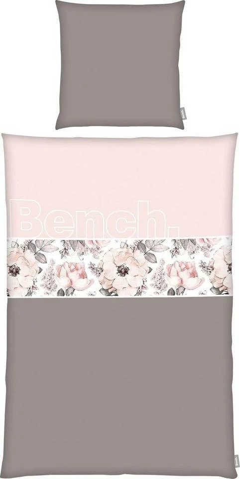 Wendebettwäsche »Bench«, Bench., mit Schriftzug 2 Wendebettwäsche »Bench«, Bench., mit Schriftzug – Bild 2