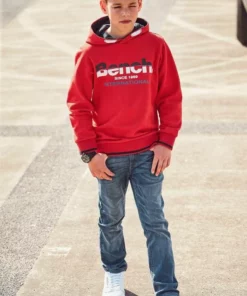 Bench. Kapuzensweatshirt mit gestreiften Bündchen -Bench Verkaufsgeschäft 1f9f7915 943b 5de7 afba d493d8eb0eb4