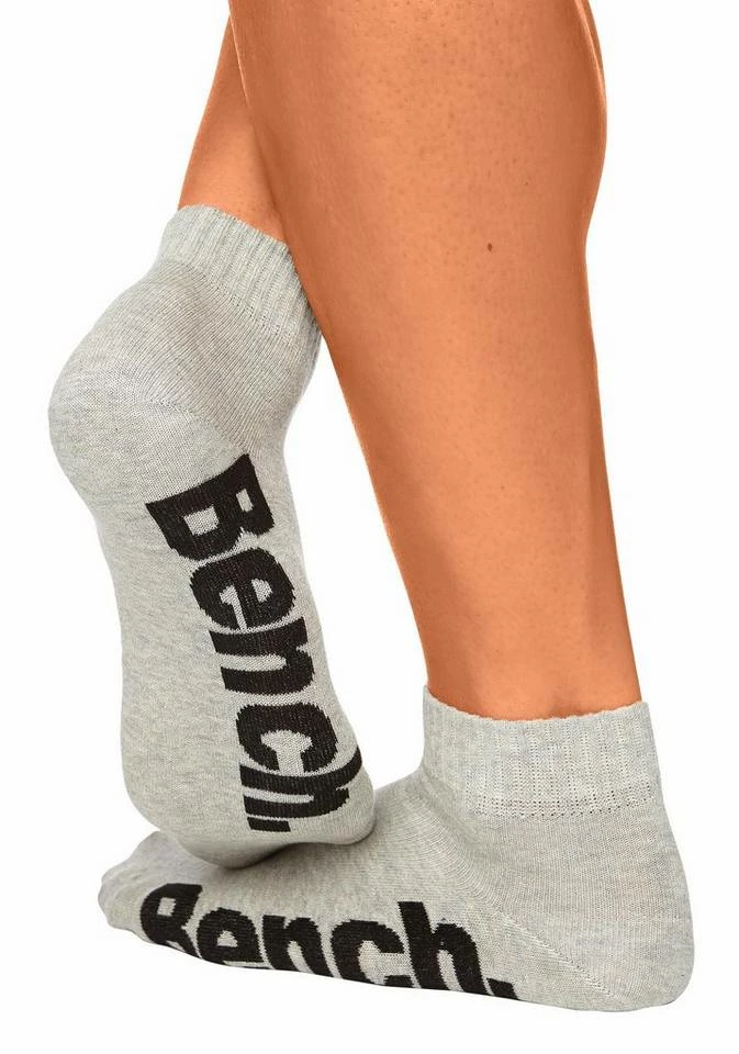 Bench. Kurzsocken (6-Paar) mit komfortablem Rippbündchen Schwarz, Schwarz | weiß | grau 2 Bench. Kurzsocken (6-Paar) mit komfortablem Rippbündchen Schwarz, Schwarz | weiß | grau – Bild 2