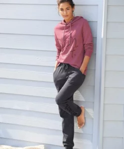 Bench. Relaxhose mit Logoprint Schwarz, Anthrazit-meliert -Bench Verkaufsgeschäft 21025211