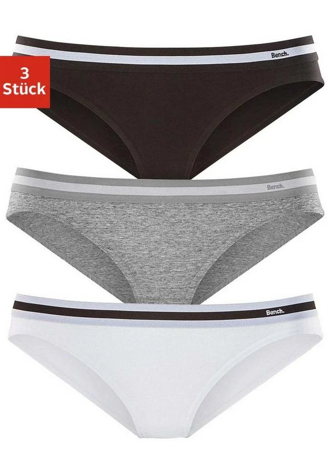 Bench. Slip (3 Stück) mit weichem Webbund 1 Bench. Slip (3 Stück) mit weichem Webbund