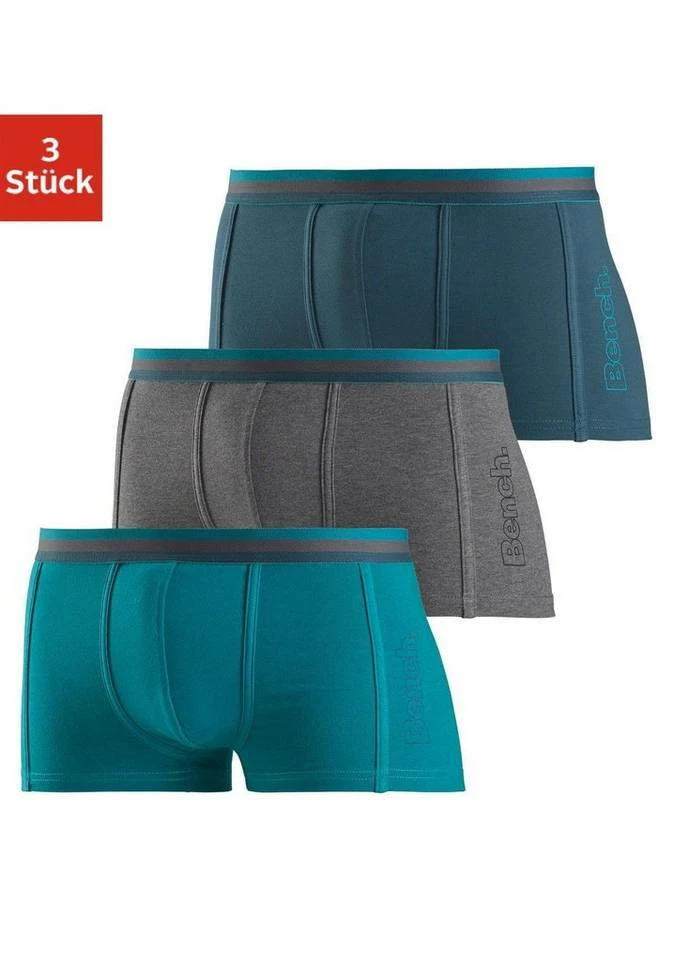 Bench. Hipster (3 Stück) sportiv Blau | schwarz | marine, Dunkelpetrol | anthrazit-meliert | petrol, Bordeaux | grau-meliert | rot 9 Bench. Hipster (3 Stück) sportiv Blau | schwarz | marine, Dunkelpetrol | anthrazit-meliert | petrol, Bordeaux | grau-meliert | rot – Bild 9