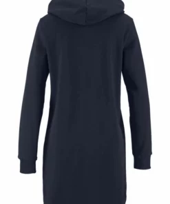 Bench. Sweatkleid mit Kapuze, kurzem Zipper und Kängurutasche Grau-meliert, Marine 9 Bench. Sweatkleid mit Kapuze, kurzem Zipper und Kängurutasche Grau-meliert, Marine -Bench Verkaufsgeschäft 24403490