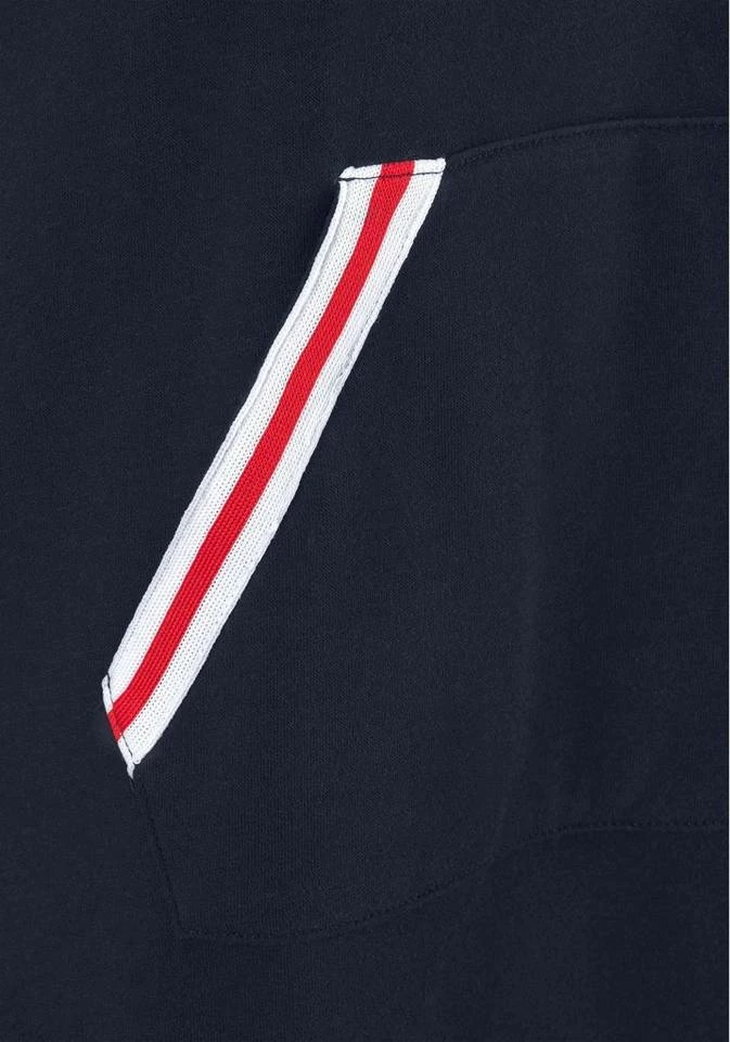 Bench. Sweatkleid mit Kapuze, kurzem Zipper und Kängurutasche Grau-meliert, Marine 4 Bench. Sweatkleid mit Kapuze, kurzem Zipper und Kängurutasche Grau-meliert, Marine – Bild 4