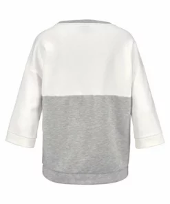 Bench. Sweatshirt im Colorblocking Design Ecru-grau-meliert, Mint-ecru, Apricot-ecru -Bench Verkaufsgeschäft 24404176