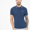 Bench. Poloshirt »Gruff« Charcoal Marl, Schwarz, Navy, White