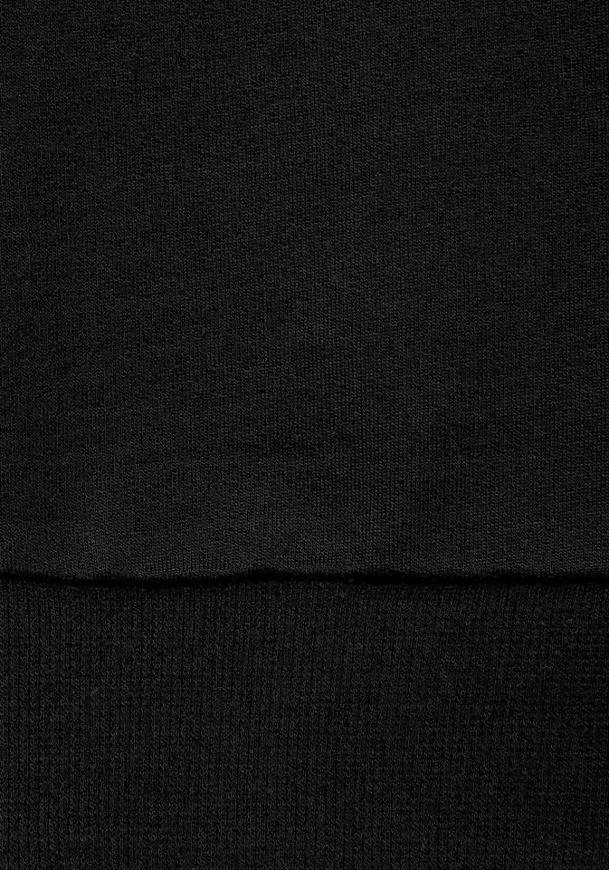 Bench. Sweatkleid mit diagonaler Naht Grau-meliert, Schwarz 6 Bench. Sweatkleid mit diagonaler Naht Grau-meliert, Schwarz – Bild 6