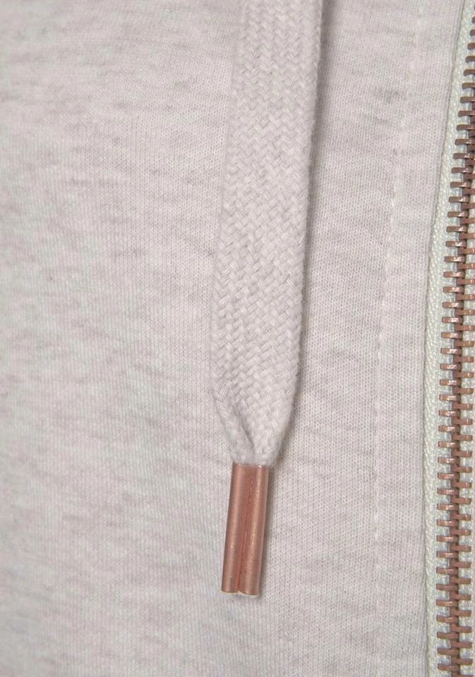 Bench. Sweatjacke mit Taschen und Zipper Schwarz, Jeans-meliert, Beige-meliert, Mauve-meliert 6 Bench. Sweatjacke mit Taschen und Zipper Schwarz, Jeans-meliert, Beige-meliert, Mauve-meliert – Bild 6