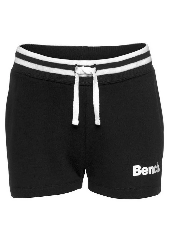 Bench. Sweatshorts mit Logo-Druck Schwarz, Grau-meliert 6 Bench. Sweatshorts mit Logo-Druck Schwarz, Grau-meliert – Bild 6