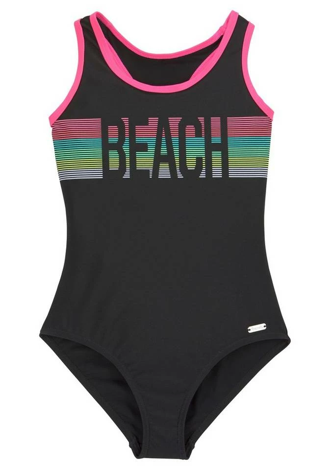 Bench. Badeanzug, mit platziertem Druck 1 Bench. Badeanzug, mit platziertem Druck