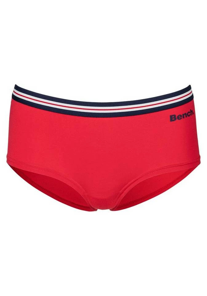 Bench. Hipster (3 Stück) mit weichem Webbündchen und kleinem Logodruck seitlich Rot, Marine 3 Bench. Hipster (3 Stück) mit weichem Webbündchen und kleinem Logodruck seitlich Rot, Marine – Bild 3
