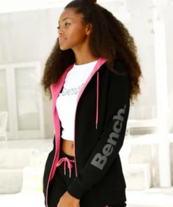 Bench. Kapuzensweatjacke mit kontrastfarbenen Details Grau-meliert, Mint-meliert, Blau-meliert, Schwarz -Bench Verkaufsgeschäft 2d2a1e1e 58a1 5551 9795 f53ba66c62ed