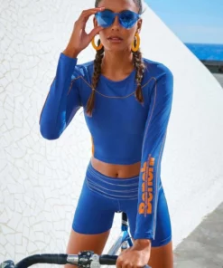 Bench. Funktionsshorts mit reflektierenden Details und Logo-Tape Schwarz, Hellorange-orange, K&ouml;nigsblau-blau -Bench Verkaufsgeschäft 2df0dd4f f750 5893 bc85 5fc6b723fd1b