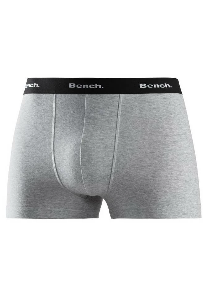 Bench. Boxer (4 Stück) mit kontrastfarbigem Bund Schwarz, Royalblau | grau-meliert | rot | schwarz, Navy | bordeaux | petrol | anthrazit 4 Bench. Boxer (4 Stück) mit kontrastfarbigem Bund Schwarz, Royalblau | grau-meliert | rot | schwarz, Navy | bordeaux | petrol | anthrazit – Bild 4