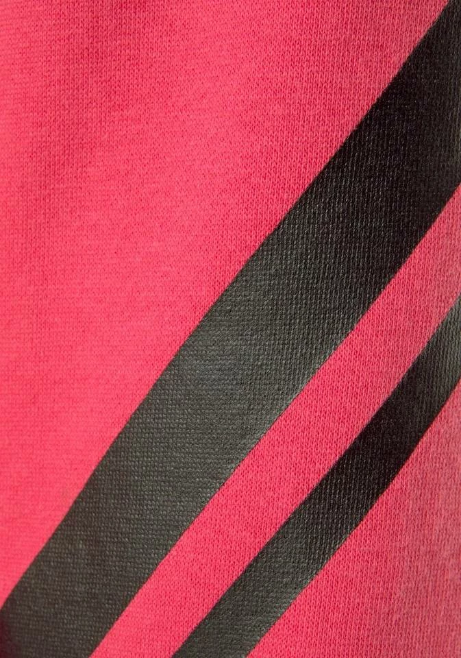 Bench. Kapuzensweatshirt in kurzer Form Schwarz-weiß, Pink-schwarz 6 Bench. Kapuzensweatshirt in kurzer Form Schwarz-weiß, Pink-schwarz – Bild 6