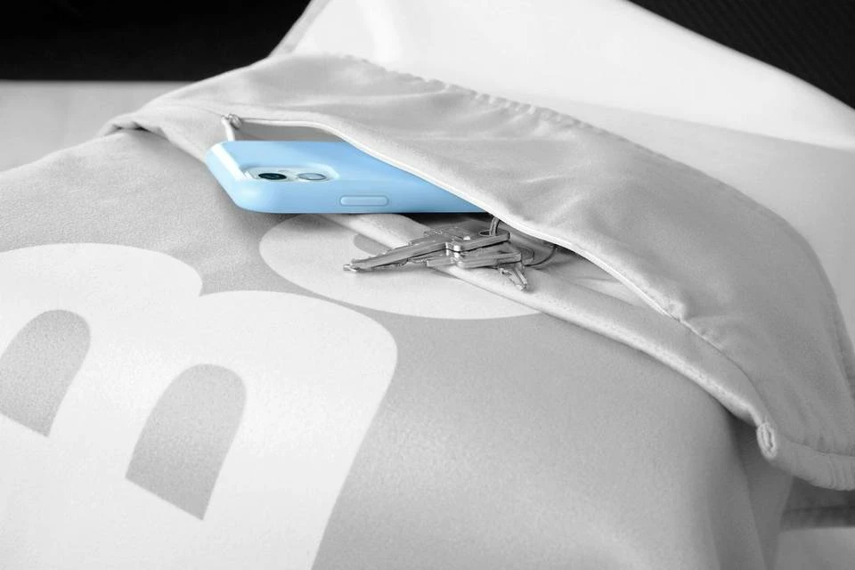 Bench. Sporthandtuch »Bench« (1-St), Bench Fitnesstuch / Sports Towel mit Flap Rosa, Grau 5 Bench. Sporthandtuch »Bench« (1-St), Bench Fitnesstuch / Sports Towel mit Flap Rosa, Grau – Bild 5