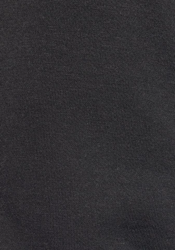 Bench. Kapuzensweatjacke in langer Form mit Zipper Camelfarben-weiß, Schwarz-weiß 6 Bench. Kapuzensweatjacke in langer Form mit Zipper Camelfarben-weiß, Schwarz-weiß – Bild 6