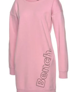 Bench. Sweatkleid mit seitlichem Logoprint Ecru-schwarz, Rosa-schwarz, Mint-schwarz, Anthrazit-schwarz -Bench Verkaufsgeschäft 31705721