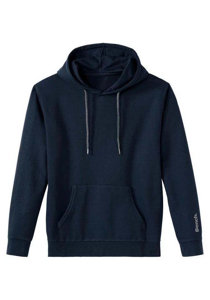 Bench. Kapuzensweatshirt mit Känguru Tasche Anthrazit-meliert, Navy, Petrol-meliert, Schwarz 3 Bench. Kapuzensweatshirt mit Känguru Tasche Anthrazit-meliert, Navy, Petrol-meliert, Schwarz – Bild 3