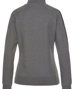 Bench. Sweatjacke mit Seitenstreifen und Stehkragen Anthrazit-meliert-schwarz, Ecru-schwarz, Mint-schwarz, Rosa-schwarz -Bench Verkaufsgeschäft 31709244
