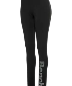 Bench. Leggings mit Logodruck in Metalloptik Schwarz, Grau-meliert 12 Bench. Leggings mit Logodruck in Metalloptik Schwarz, Grau-meliert -Bench Verkaufsgeschäft 31816054
