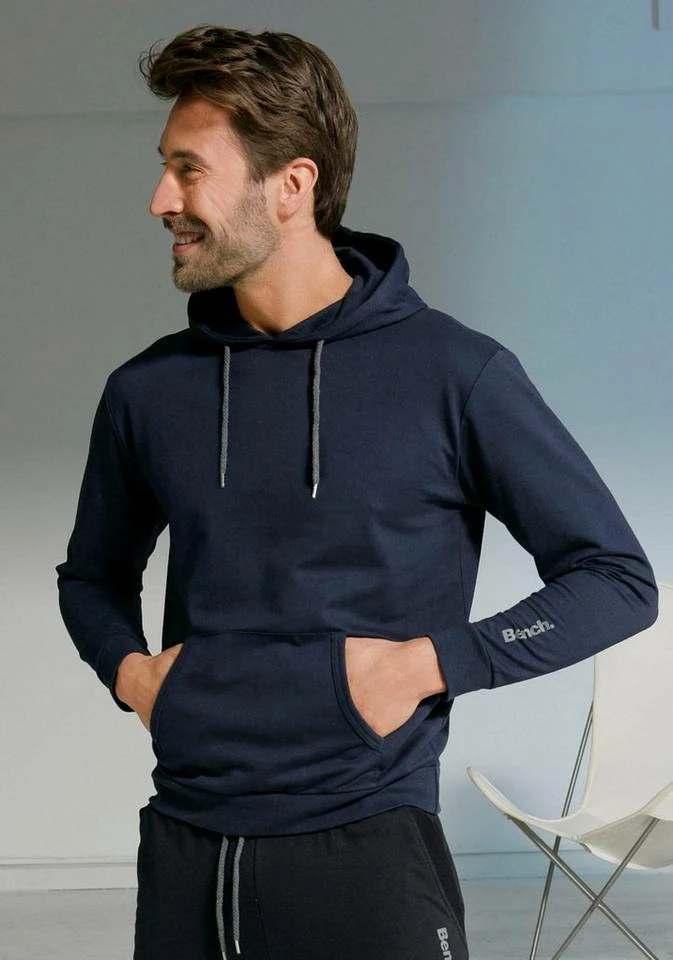 Bench. Kapuzensweatshirt mit Känguru Tasche Anthrazit-meliert, Navy, Petrol-meliert, Schwarz 6 Bench. Kapuzensweatshirt mit Känguru Tasche Anthrazit-meliert, Navy, Petrol-meliert, Schwarz – Bild 6