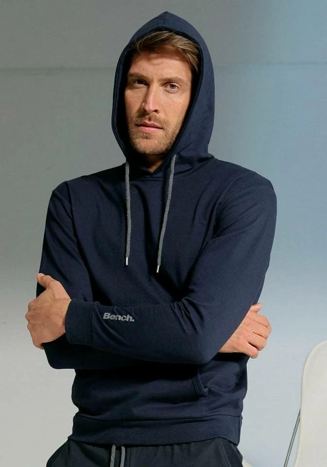 Bench. Kapuzensweatshirt mit Känguru Tasche Anthrazit-meliert, Navy, Petrol-meliert, Schwarz 7 Bench. Kapuzensweatshirt mit Känguru Tasche Anthrazit-meliert, Navy, Petrol-meliert, Schwarz – Bild 7