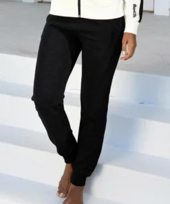 Bench. Sweathose mit Seitenstreifen und schmalem Bein Schwarz, Mint-schwarz, Rosa-schwarz, Anthrazit-meliert-schwarz -Bench Verkaufsgeschäft 33822959