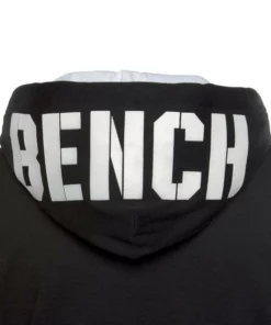 Bench. Kapuzensweatjacke »Contrast« mit Reißverschlusstasche am Ärmel Navy-pink, Grau-meliert-pfirsich, Schwarz-wei&szlig; -Bench Verkaufsgeschäft 34282542