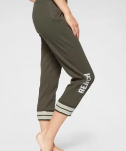 Bench. Relax-Caprihose mit breiten weichen Ribbündchen Schwarz, Khaki -Bench Verkaufsgeschäft 34423641