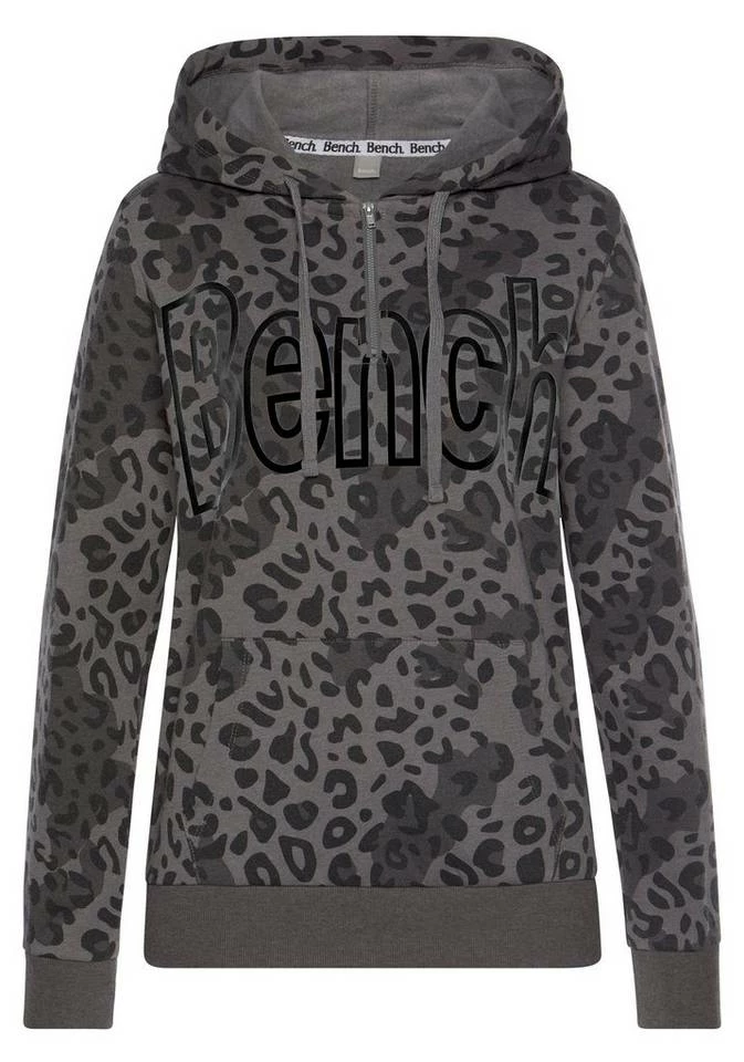 Bench. Sweatshirt mit Animalprint Flieder-bedruckt, Anthrazit-bedruckt 2 Bench. Sweatshirt mit Animalprint Flieder-bedruckt, Anthrazit-bedruckt – Bild 2