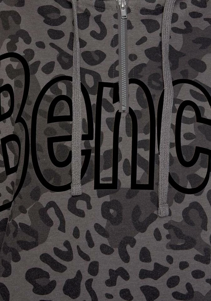 Bench. Sweatshirt mit Animalprint Flieder-bedruckt, Anthrazit-bedruckt 5 Bench. Sweatshirt mit Animalprint Flieder-bedruckt, Anthrazit-bedruckt – Bild 5
