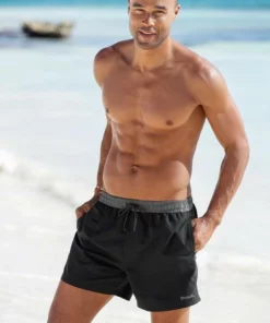 Bench. Badeshorts Mint, Schwarz, Apricot, Grau