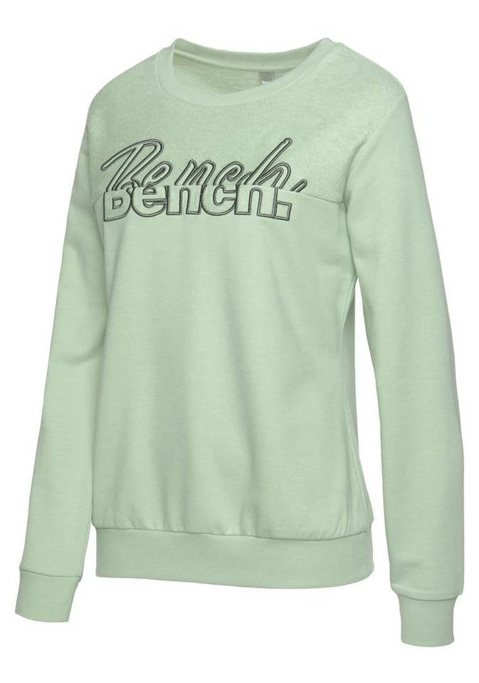 Bench. Sweatshirt mit Logostickerei Mint, Anthrazit-meliert, Schwarz 5 Bench. Sweatshirt mit Logostickerei Mint, Anthrazit-meliert, Schwarz – Bild 5