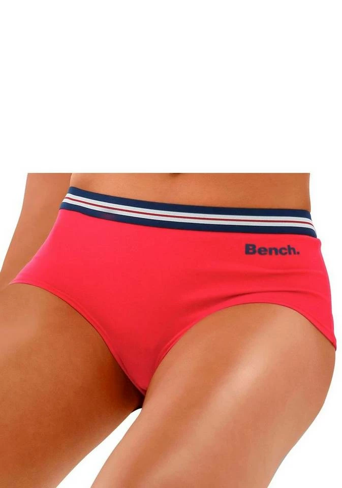 Bench. Hipster (3 Stück) mit weichem Webbündchen und kleinem Logodruck seitlich Rot, Marine 2 Bench. Hipster (3 Stück) mit weichem Webbündchen und kleinem Logodruck seitlich Rot, Marine – Bild 2