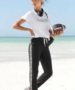 Bench. T-Shirt Schwarz | weiß, Rot | weiß, Hellgrau-meliert | weiß -Bench Verkaufsgeschäft 35186986